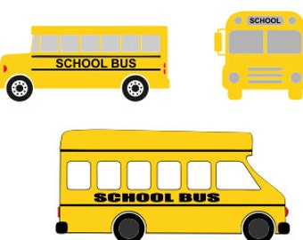 School Bus Layered SVG DXF Cutting File, Bus Svg, Bus Cutting Clipart