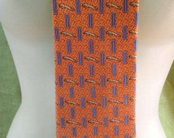 Genuine Jaguar Automobile Silk Tie