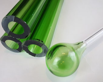 Portland Green - Vac stack - Borosilicate glass tubing