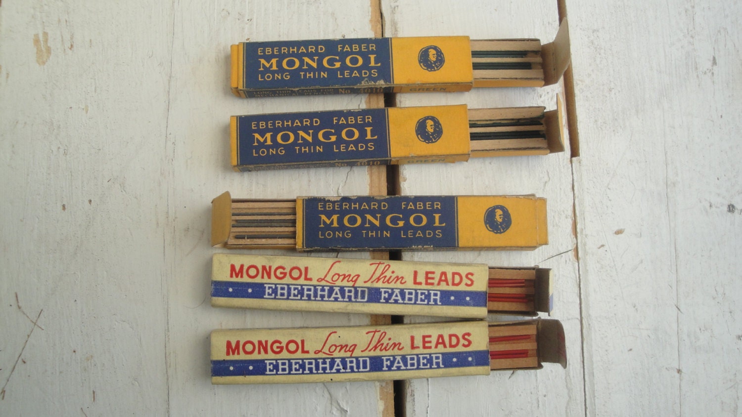 Eberhard Faber Mongol Pencil Lead Green Red 4010