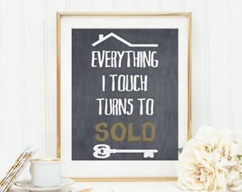 Real Estate Agent Decor, Realtor Decor, Realtor Gift, Gift For Realtor, Realtor Closing Gift, Real Estate Gift, Real Estate Agent Gift