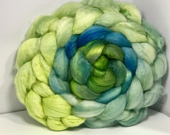 Spinning Fiber BFL/Bombyx 75/25 - 5oz - Fairy Ring 2