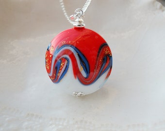 Murano Tricolore Glass Necklace