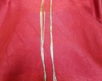 Sterling silver multi strand necklace