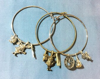 Alice in Wonderland Charm Bracelets