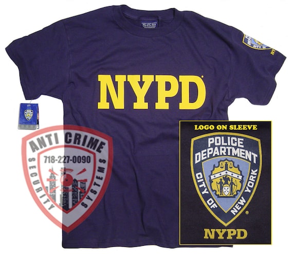 NYPD Shirt T-Shirt Officially Licensed Clothing Apparel by The