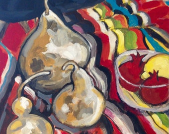 Still Life with Gourds