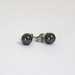 Value Pack! Stainless Steel Earrings Studs with Hematite (1 pair) and Studs Crystal (2 pairs), set of 3 pairs!