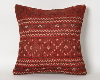 kilim pillow, kilim, vintage pillow, home decor, red pillow, throw pillow, decorative pillow, pillow cover, red kilim pillow, kilim pillows