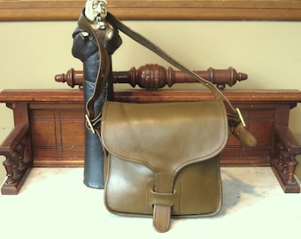 Etsy BDay Sale Coach Courier Bag Style No. 8920 Putty (Tabac?) Leather- Pre Creed Logo- Made In The Factory In New York City