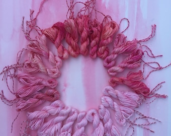 Hand Dyed Embroidery Thread