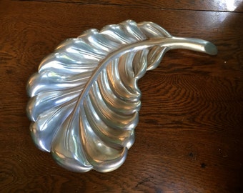 Aluminum Feather Dish by Bruce Fox