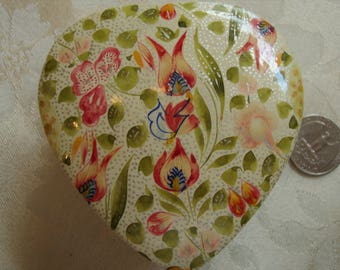 Laminated Painted Heart