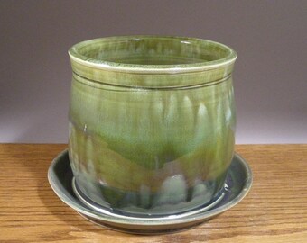 Stoneware Planter , Planter , Handmade Pottery Planter , Pottery Planter , by Jon Whitney Pottery
