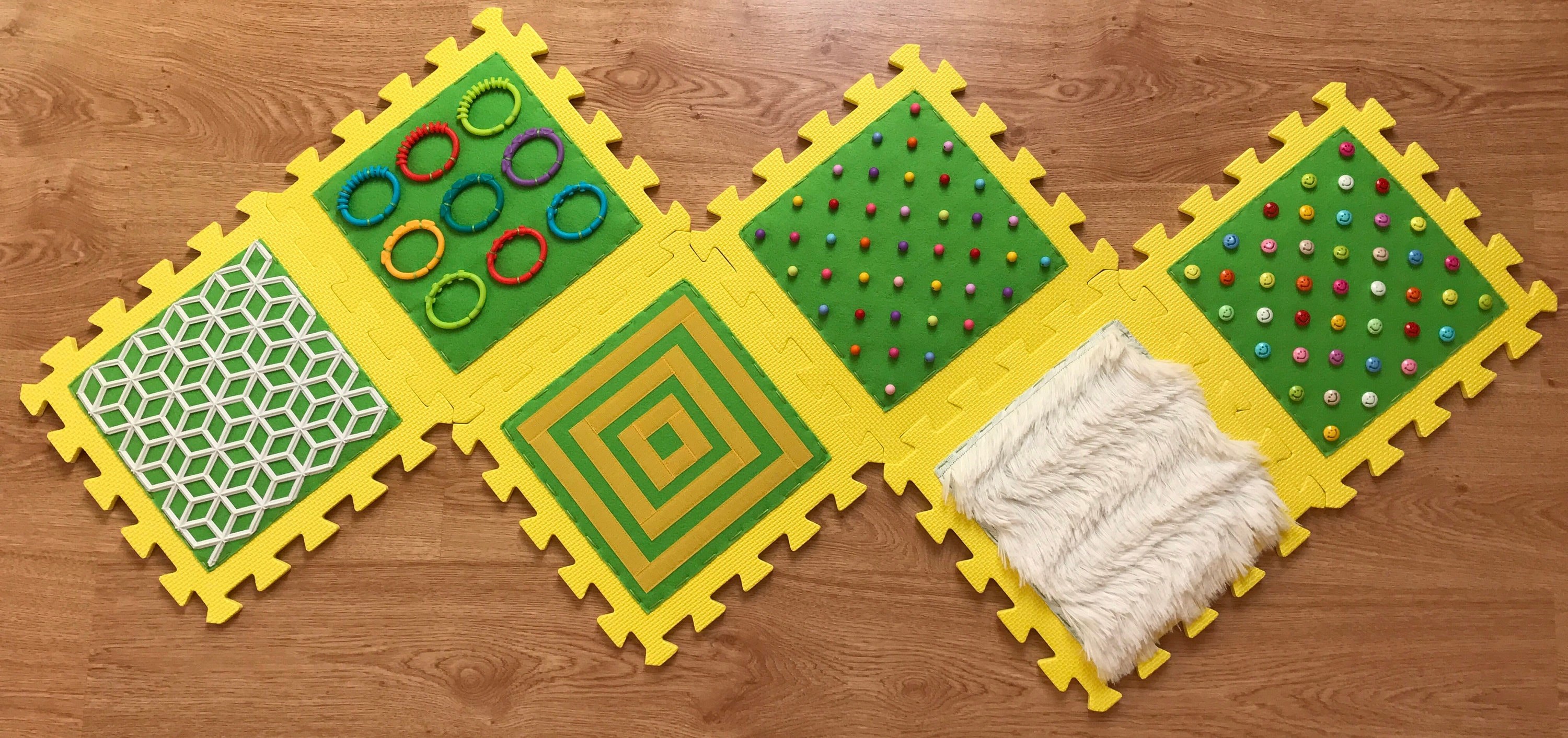 Kids Sensory Rug/ Sensory Activity Play Mat/ Kids Sensory