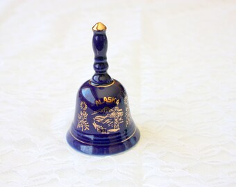 Vintage Alaska Bell, Vintage Alaska Souvenir, Vintage Bell,