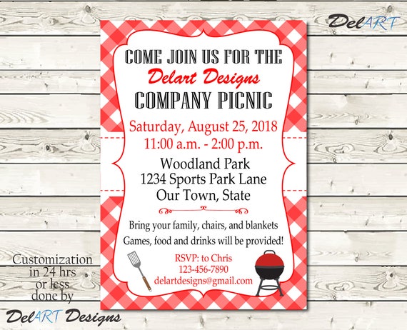 Corporate Picnic Invitation 6