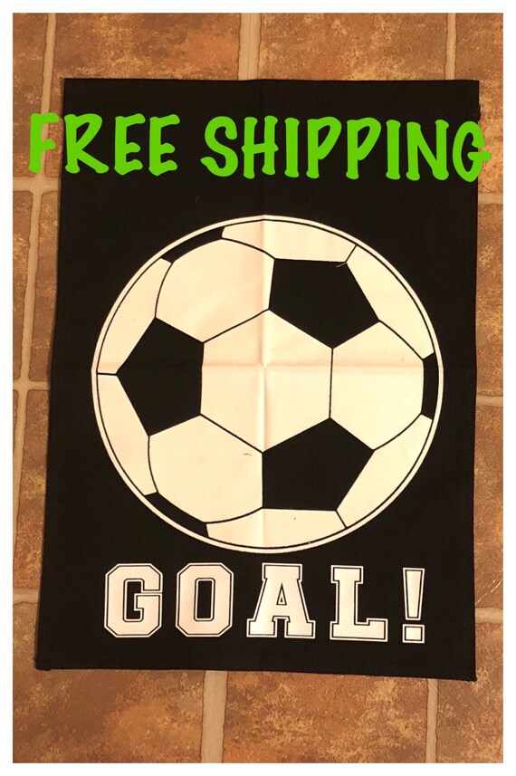 Soccer Flag Garden size