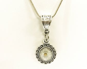 Mustard Seed Necklace, Oval Mustard Seed Charm Necklace, Mustard Seed Jewelry, Mustard Seed Faith Gift, Mustard Seed Necklace Gift For Her