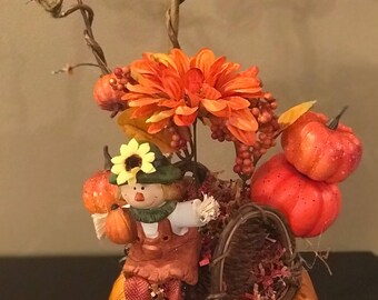 Pumpkin Fall Display