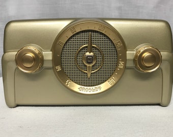 1950 Crosley 10-138 Vintage Retro Dashboard Tube Radio With Bluetooth Input