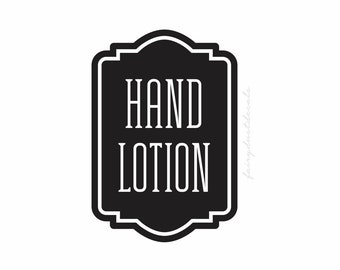 lotion label etsy
