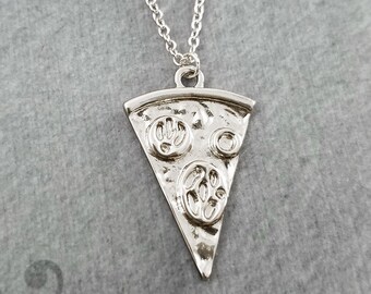 Pizza Necklace Slice of Pepperoni Pizza Jewelry Pizza Slice Pizza Charm Necklace Pizza Pendant Necklace Pizza Gift Food Jewelry Bridesmaid
