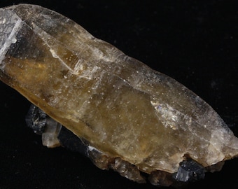 Citrine with Black Tourmaline.