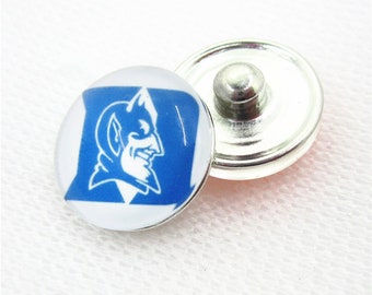 5pc East carolina inspired ecu pirates 18mm glast ass circle snap charm