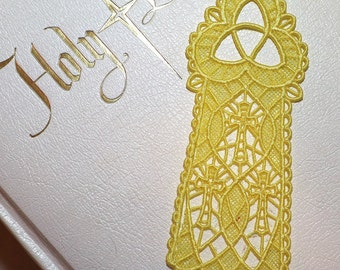 Lace Cross Bookmark