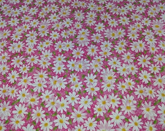 Daisies on Pink Background