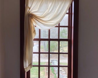 100% Cotton Muslin Window Treatment