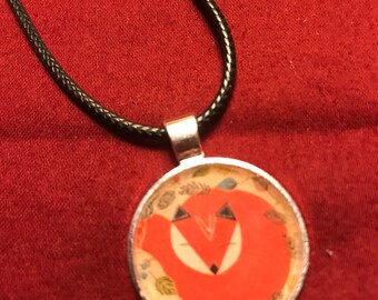 Fox Circle Pendent
