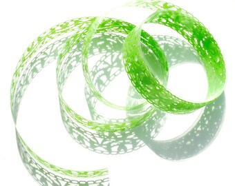 Washi Masking Tape Washing Tape fluo green lace