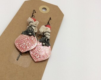ABO Artisan Made Ceramic Earrings