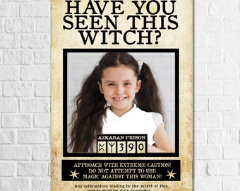 Harry Potter, Harry Potter Photo booth, Harry Potter Bachelorette Party ideas, Have you Seen this witch?, Harry Potter Birthday Theme prop