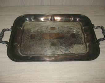 F B Rogers Silver Co 1883 Butler Serving Tray #1060 Silver Plate 1883-1955