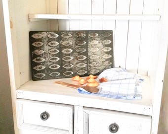 Large Madeleine Tray, 36 Slot Tray, Wabi Sabi Kitchen, French, Old Baking Tray, Cuisine Decor, Madeleine Slots