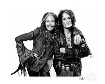 Steven Tyler & Joe Perry, Aerosmith - Original Limited Edition Print