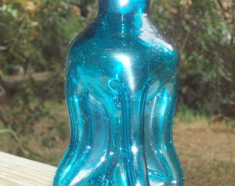 Katsrup Holmgaard Blue Pinch Glass