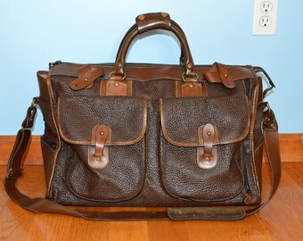 Vintage Ghurka Marley Hodgson No. 2 EXPRESS Chestnut Vintage Leather Duffel Bag