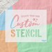 Custom Stencil - Welcome