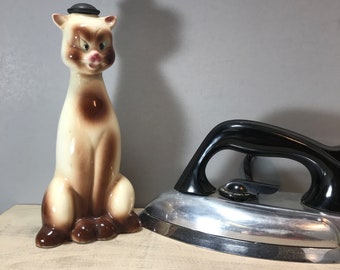 Vintage Cat Laundry Sprinkler Siamese Cat Sprinkle Bottle for Ironing Laundry Water Sprinkler Bottle