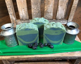 Blueberry Thyme Scented Goat Milk Soap