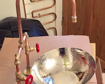 Handmade Copper Mixer Tap - Cloak room - Kitchen - Belfast - Butler Sink