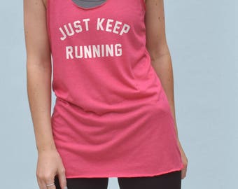 Running Tank Top Womens Workout Shirt Gift for a Runner