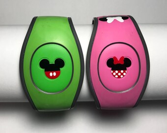 Mickey or Minnie - Mickey Icon - Disney Inspired Magic Band Decal - Mickey & Minnie - Walt Disney World - fits 1.0 and 2.0