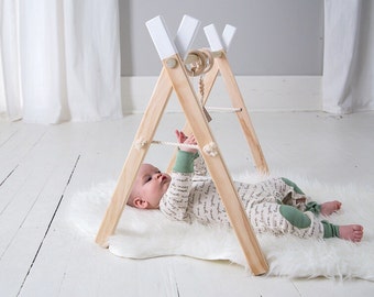 White Baby Activity Gym - White Play Gym