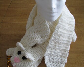 Cat Cuddler scarf - crocheted