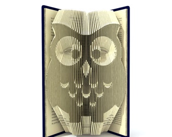 Book fold pattern - OWL - 2 different sizes included 189 and 211 folds + Diy gift Tutorial with Simple folded art pattern - Heart - AN0301